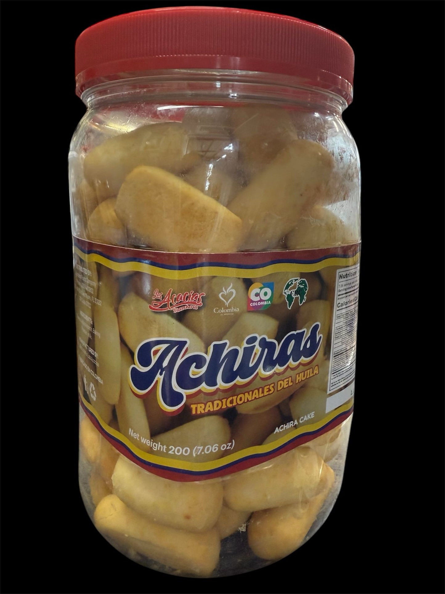 Achiras del huila tarro 200gr