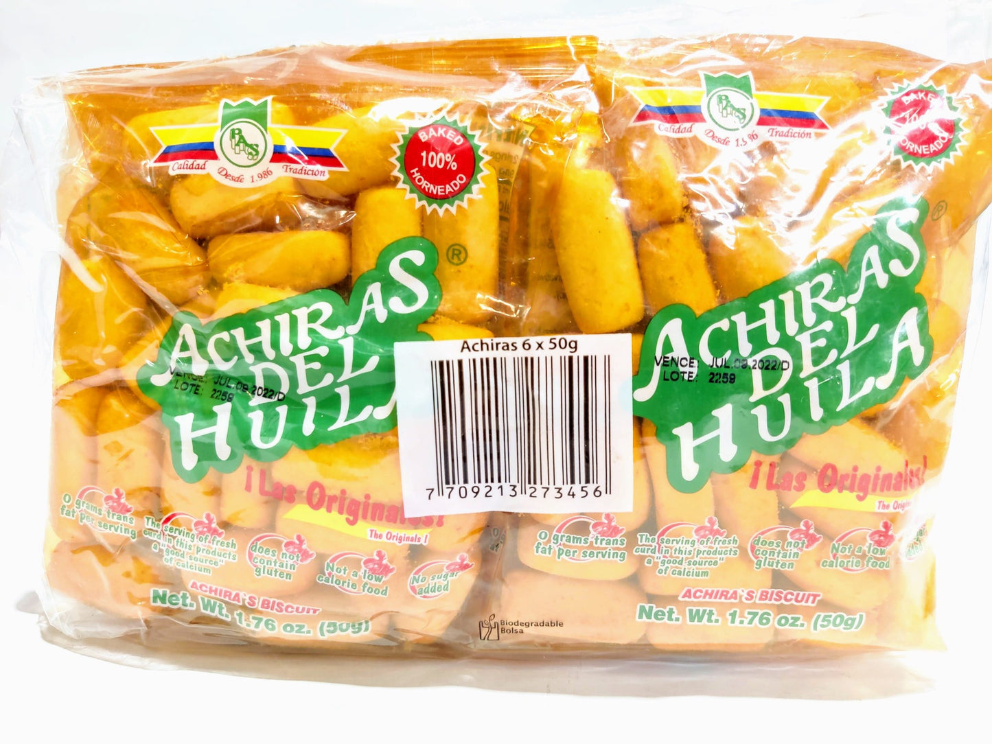 Achiras del Huila 6 unidades