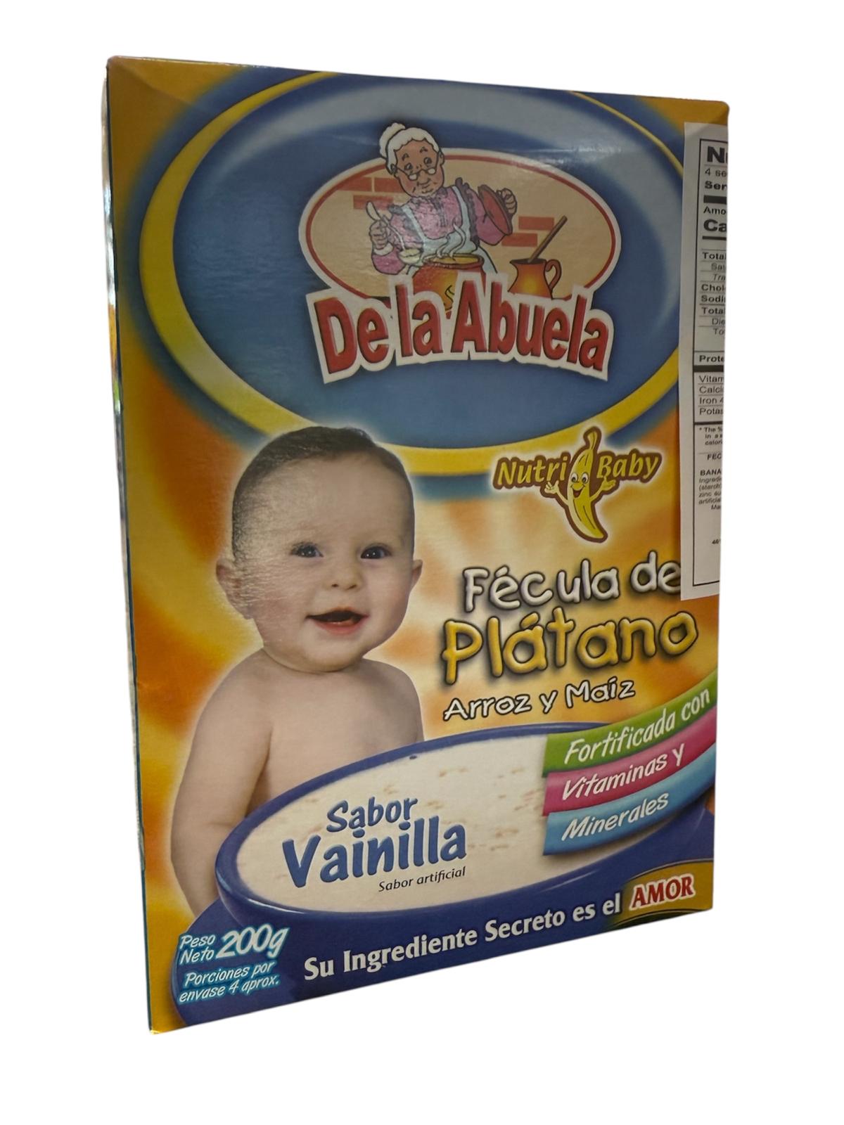 Fecula de platano (vainilla) de la abuela 200gr X 2U