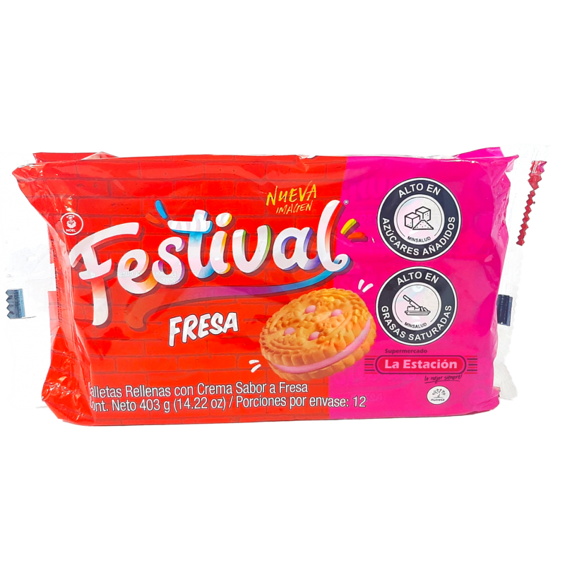 Galletas festival fresa