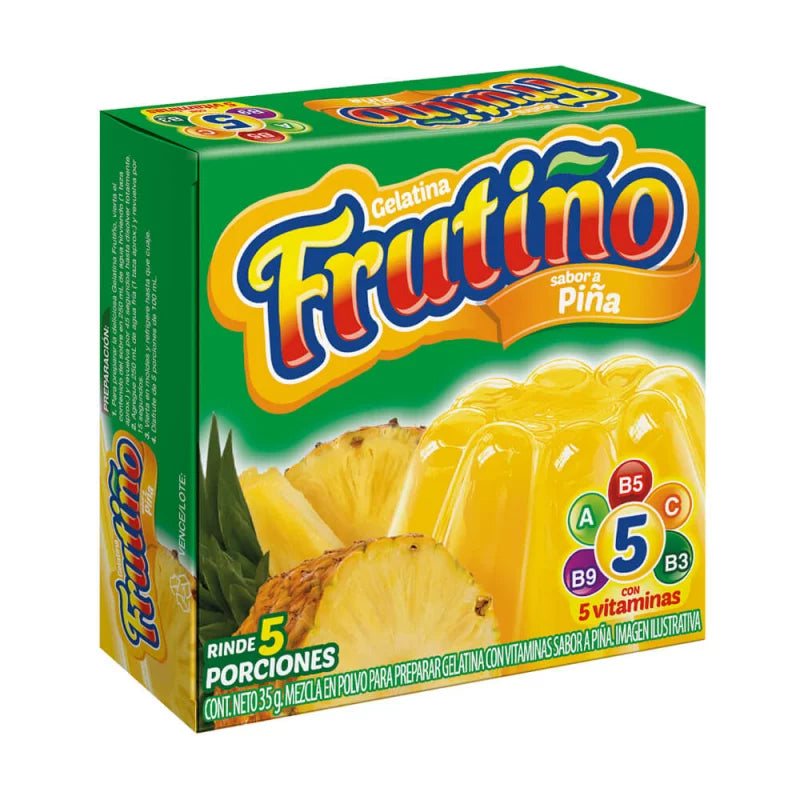 Gelatina frutiño piña