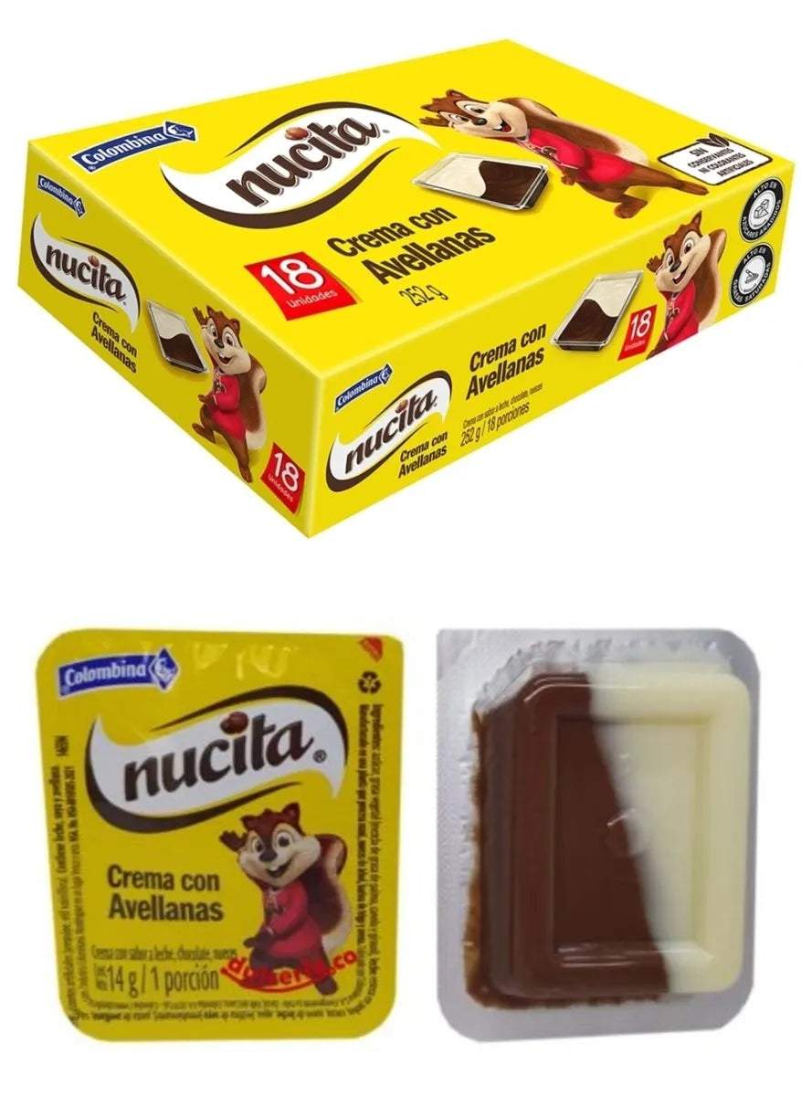Nucita ( Crema con Avellanas ) 18 unidades 252g