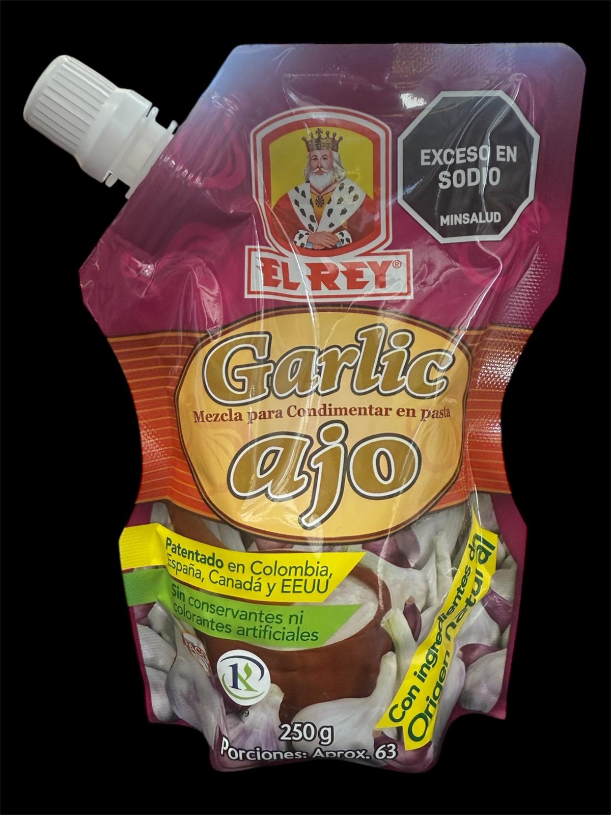 Ajo en pasta El rey 250gr