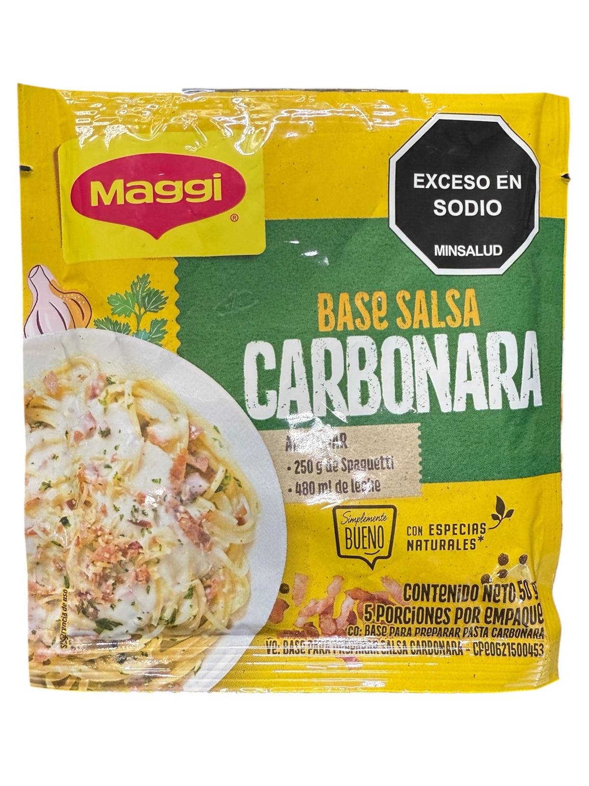 Mezcla base carbonara 50gr
