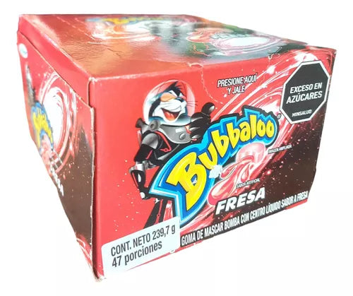 Chiclet Bubaloo fresa x 47U