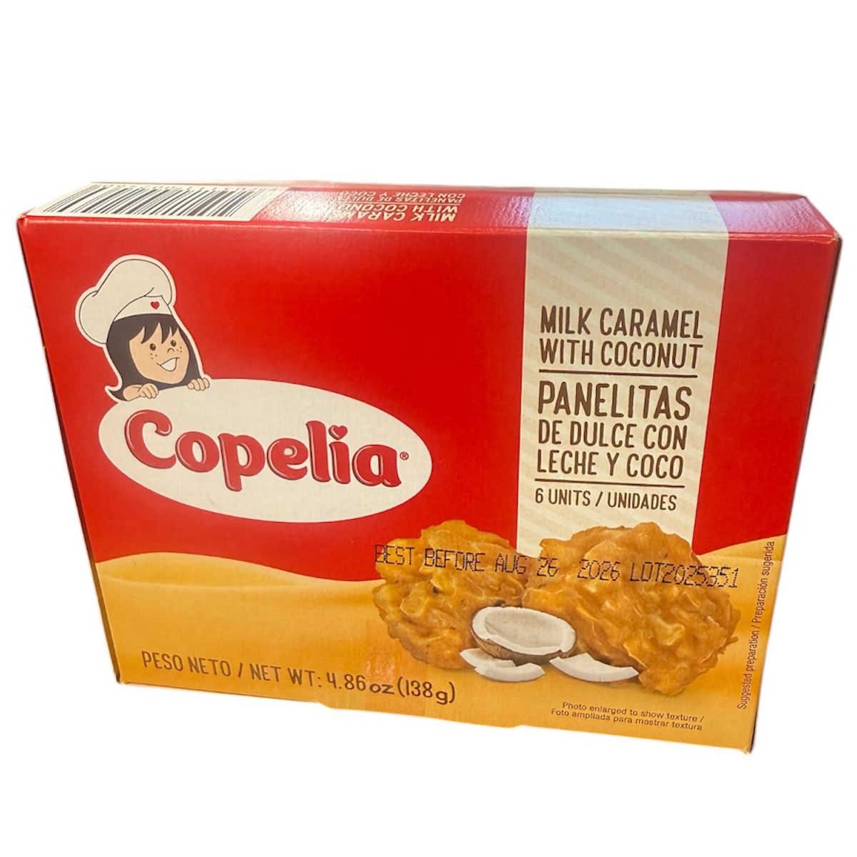 Cocadas copelia 138g X 6U