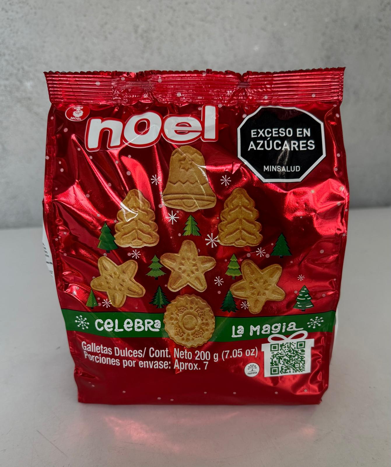 Galletas navide;as bolsa roja 200gr