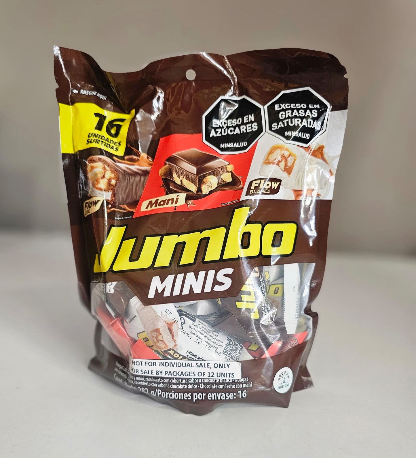 Chocolatina mini jumbo surtida