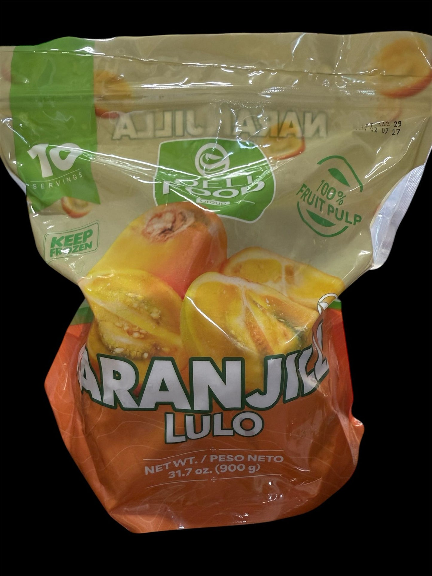 Pulpa de fruta de lulo 900gr X 10U