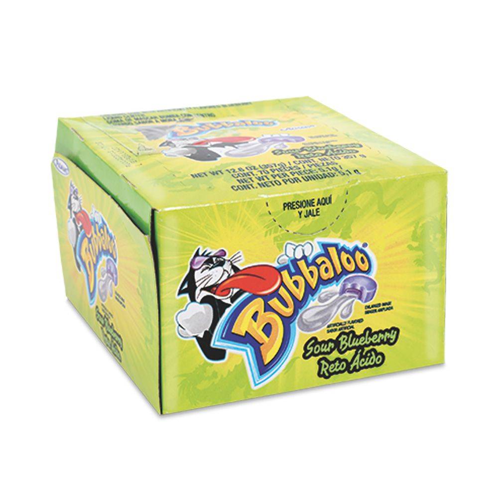 Chiclet Bubaloo reto acido x 47U