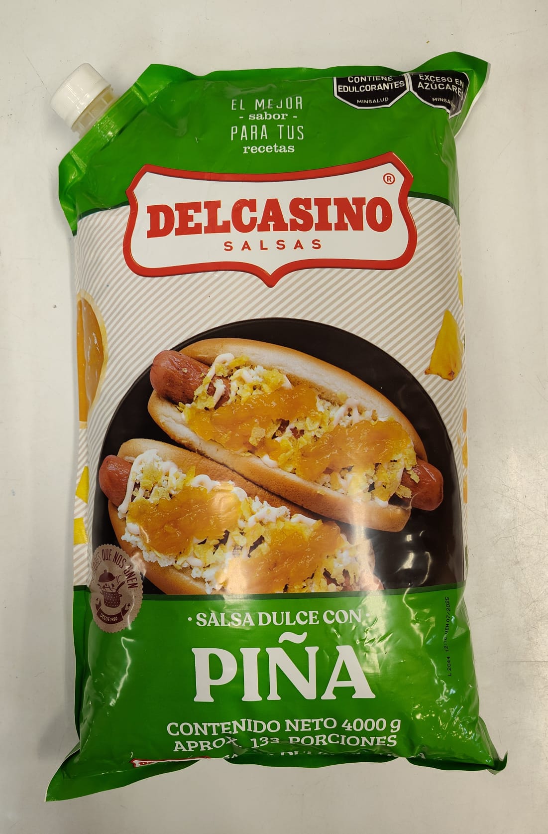 Salsa de piña el casino 4000gr