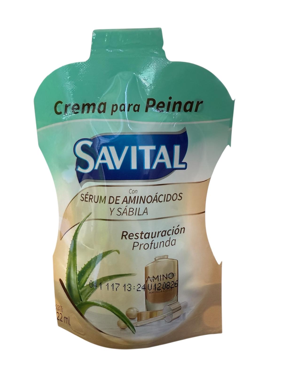 Crema para peinar savital sachet aminoacidos