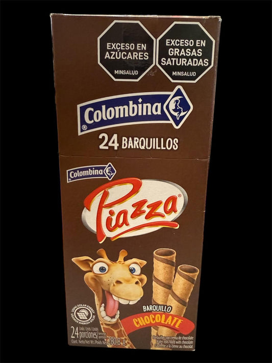 Barquillo piazza chocolate 281gr X 12U