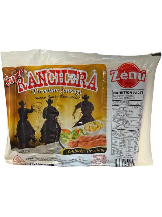 Salchicha ranchera pemium gruesa