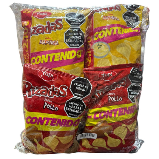 Rizadas surtidas X 8U