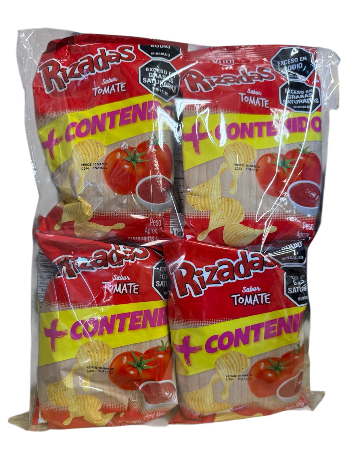Papa rizada tomate 36gr X 8U