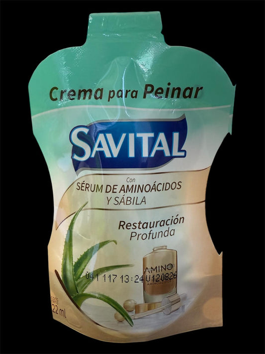 Crema para peinar savital sachet aminoacidos