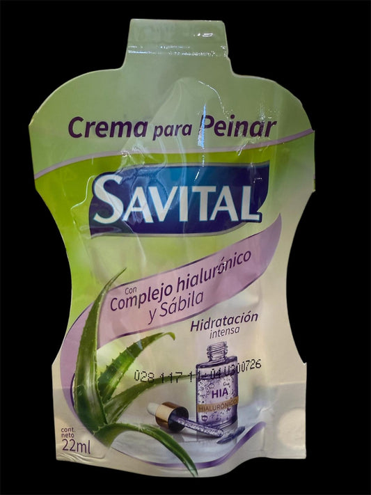Crema para peinar savital sachet hialuronico