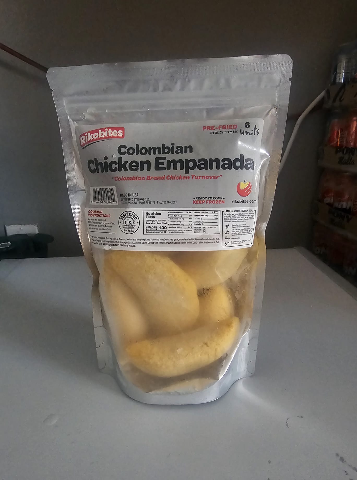 Empanadas de pollo x 6U