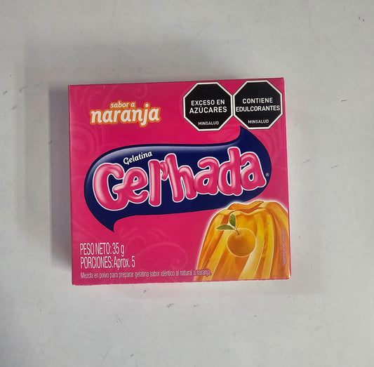 Gelatina gelhada naranja 35gr