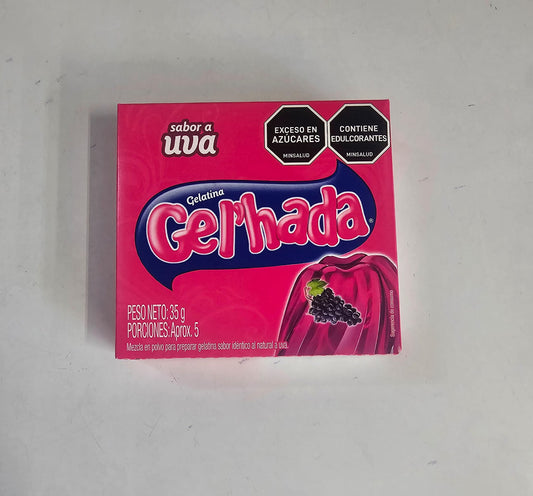 Gelatina gelhada uva 35gr