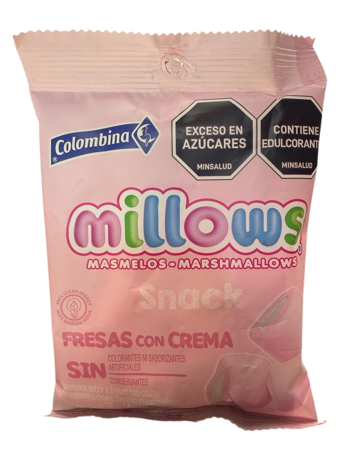 Masmellos fresas con crema 35gr