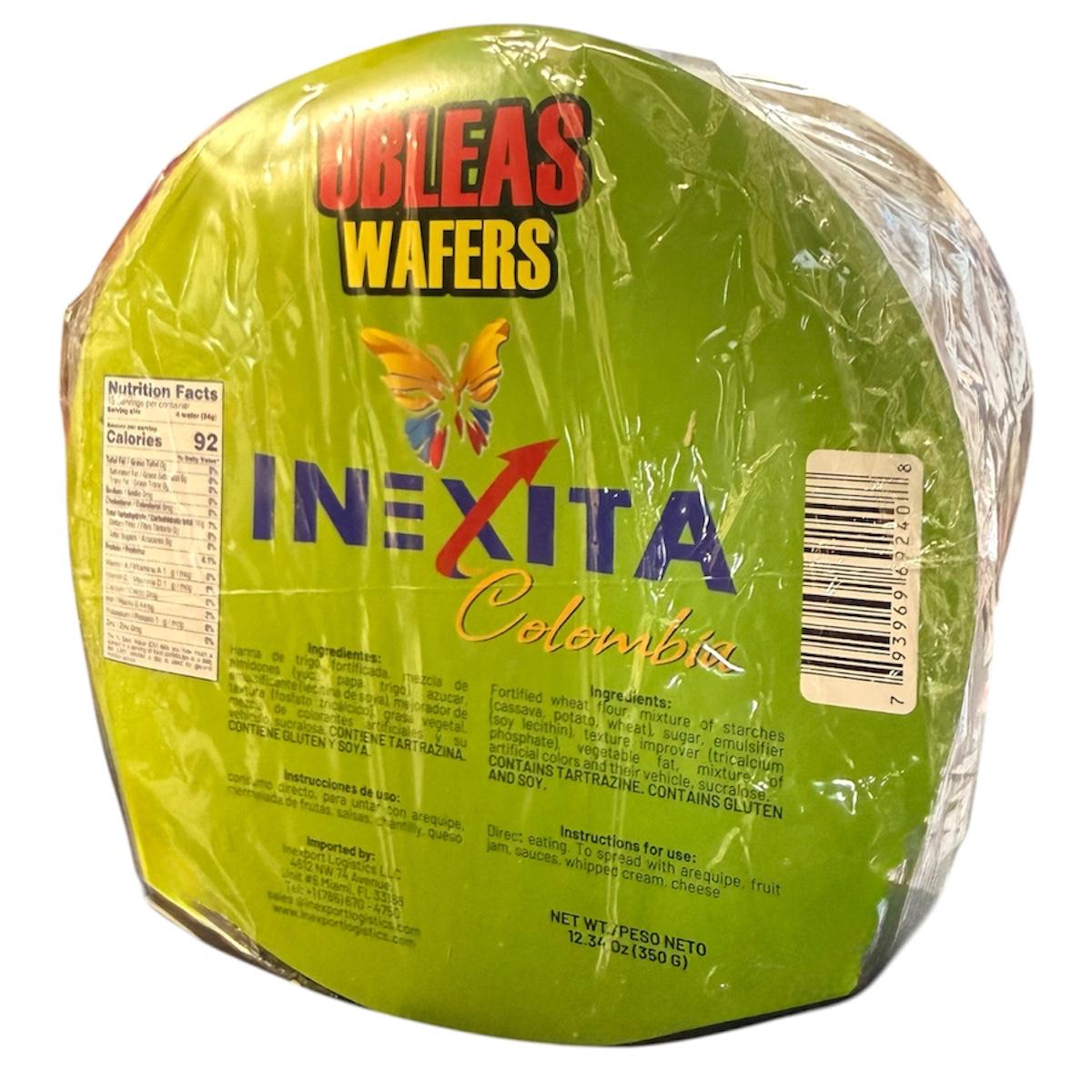 Obleas INEXITA 350gr X 50U