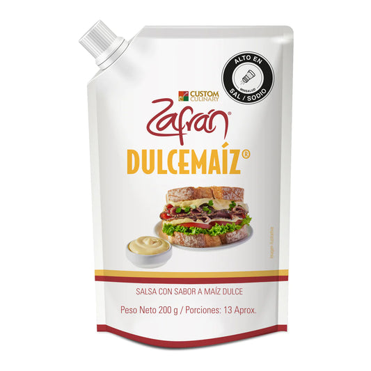 Salsa dulce maiz zafran