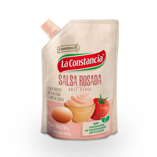 La constancia salsa rosada 190gr