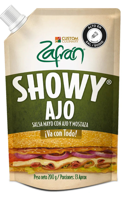 Salsa showy ajo 200gr