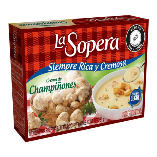 Sopera crema de champiñones